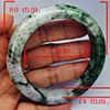 Natural Genuine Mulit Color Jade 423.25 Ct. Bangle Round Shape 80 x 65 Mm Gemstone