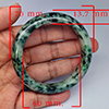 Natural Genuine Mulit Color Jade 324.40 Ct. Bangle Round Shape 70 x 60 Mm Gemstone