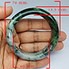 Natural Genuine Mulit Color Jade 316.90 Ct. Bangle Round Shape 70 x 60 Mm Gemstone