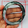 Natural Genuine Mulit Color Jade 335.59 Ct. Bangle Round Shape 80 x 65 Mm Gemstone