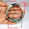 Natural Genuine Mutil Color Jade 422.76 Ct. Bangle Round Diameter 80 x 65 Mm Gemstone from Thailand Natural Genuine Mutil Color Jade 422.76 Ct. Bangle Round Diameter 80 x 65 Mm Gemstone from Thailand