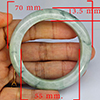 Natural Genuine Mutil Color Jade 333.22 Ct. Bangle Round Diameter 70 x 55 Mm Gemstone from Thailand Natural Genuine Mutil Color Jade 333.22 Ct. Bangle Round Diameter 70 x 55 Mm Gemstone from Thailand