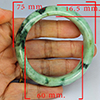 Natural Genuine Mutil Color Jade 384.19 Ct. Bangle Round Diameter 75 x 60 Mm Gemstone from Thailand Natural Genuine Mutil Color Jade 384.19 Ct. Bangle Round Diameter 75 x 60 Mm Gemstone from Thailand