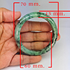Natural Genuine Mutil Color Jade 300.95 Ct. Bangle Round Diameter 70 x 60 Mm Gemstone from Thailand Natural Genuine Mutil Color Jade 300.95 Ct. Bangle Round Diameter 70 x 60 Mm Gemstone from Thailand