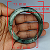 Natural Genuine Mutil Color Jade 364.30 Ct. Bangle Round Diameter 75 x 60 Mm Gemstone from Thailand Natural Genuine Mutil Color Jade 364.30 Ct. Bangle Round Diameter 75 x 60 Mm Gemstone from Thailand