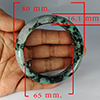 Natural Genuine Mutil Color Jade 441.78 Ct. Bangle Round Diameter 80 x 65 Mm Gemstone from Thailand Natural Genuine Mutil Color Jade 441.78 Ct. Bangle Round Diameter 80 x 65 Mm Gemstone from Thailand