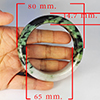 Natural Genuine Mutil Color Jade 451.74 Ct. Bangle Round Diameter 80 x 65 Mm Gemstone from Thailand Natural Genuine Mutil Color Jade 451.74 Ct. Bangle Round Diameter 80 x 65 Mm Gemstone from Thailand