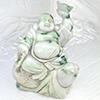 Natural Multi Color Genuine Jade 7150 Ct. Very Rich Happy Buddha Carving Gemstone From Thailand