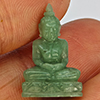 Natural Genuine Green Jade 9.21 Ct. Buddha Carving Shape 20 x 13 Mm Gemstone from Thailand