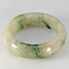 Natural Genuine Mutil-Color Green Jade 21.85 Ct. Round Cabochon Ring Size 9 Gemstone from Thailand