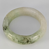Natural Genuine Mutil-Color Green Jade 19.05 Ct. Round Cabochon Ring Size 9 Gemstone from Thailand