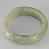 Natural Genuine Mutil-Color Green Jade 21.45 Ct. Round Cabochon Ring Size 10 Gemstone from Thailand