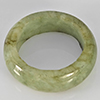 Natural Genuine Mutil-Color Green Jade 29.90 Ct. Round Cabochon Ring Size 9 Gemstone from Thailand