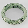 Natural Genuine Mutil-Color Green Jade 22.35 Ct. Round Cabochon Ring Size10.5 Gemstone from Thailand