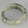 Natural Genuine Mutil-Color Green Jade 19.25 Ct. Round Cabochon Ring Size 9.5 Gemstone from Thailand