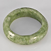 Natural Genuine Mutil-Color Green Jade 21.90 Ct. Round Cabochon Ring Size 9.5 Gemstone from Thailand