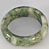 Natural Genuine Mutil-Color Green Jade 23.95 Ct. Round Cabochon Ring Size 9.5 Gemstone from Thailand