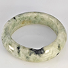 Natural Genuine Mutil-Color Green Jade 19.45 Ct. Round Cabochon Ring Size 9.5 Gemstone from Thailand