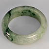 Natural Genuine Mutil-Color Green Jade 24.95 Ct. Round Cabochon Ring Size 9.5 Gemstone from Thailand
