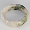 Natural Genuine Mutil-Color Green Jade 20.25 Ct. Round Cabochon Ring Size 9.5 Gemstone from Thailand