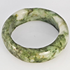 Natural Genuine Mutil-Color Green Jade 21.30 Ct. Round Cabochon Ring Size 9.5 Gemstone from Thailand