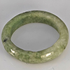Natural Genuine Mutil-Color Green Jade 17.35 Ct. Round Cabochon Ring Size 10 Gemstone from Thailand