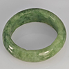 Natural Genuine Mutil-Color Green Jade 23.30 Ct. Round Cabochon Ring Size10.5 Gemstone from Thailand