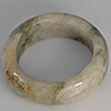 Natural Genuine Mutil-Color Green Jade 26.45 Ct. Round Cabochon Ring Size 9.5 Gemstone from Thailand