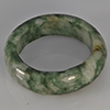 Natural Genuine Mutil-Color Green Jade 22.10 Ct. Round Cabochon Ring Size 9.5 Gemstone from Thailand