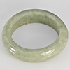 Natural Genuine Mutil-Color Green Jade 22.55 Ct. Round Cabochon Ring Size 9.5 Gemstone from Thailand