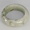 Natural Genuine Mutil-Color Green Jade 31.00 Ct. Round Cabochon Ring Size 9.5 Gemstone from Thailand