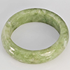 Natural Genuine Mutil-Color Green Jade 22.15 Ct. Round Cabochon Ring Size10.5 Gemstone from Thailand