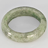 Natural Genuine Mutil-Color Green Jade 22.55 Ct. Round Cabochon Ring Size 9.5 Gemstone from Thailand