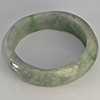 Natural Genuine Mutil-Color Green Jade 21.45 Ct. Round Cabochon Ring Size 11 Gemstone from Thailand