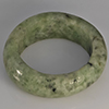 Natural Genuine Mutil-Color Green Jade 27.10 Ct. Round Cabochon Ring Size 9 Gemstone from Thailand