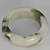 Natural Genuine Mutil-Color Green Jade 24.90 Ct. Round Cabochon Ring Size 8.5 Gemstone from Thailand