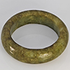 Natural Genuine Mutil-Color Green Jade 22.25 Ct. Round Cabochon Ring Size 9.5 Gemstone from Thailand