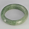 Natural Genuine Mutil-Color Green Jade 21.45 Ct. Round Cabochon Ring Size10.5 Gemstone from Thailand