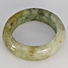 Natural Genuine Mutil-Color Green Jade 25.75 Ct. Round Cabochon Ring Size 9.5 Gemstone from Thailand