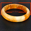 Natural Multi Color  Jade 332.30 Ct. Round Bangle Gemstone From Thailand