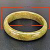 Natural Multi Color Green Jade 268.85 Ct. Round Bangle Gemstone From Thailand