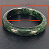 Natural Multi Color Green Jade 299.45 Ct. Round Bangle Gemstone From Thailand