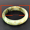 Natural Multi Color Green Jade 443.10 Ct. Round Bangle Gemstone From Thailand