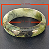 Natural Multi Color Green Jade 325.25 Ct. Round Bangle Gemstone From Thailand