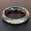 Natural Multi Color Green Jade 268.40 Ct. Round Bangle Gemstone From Thailand
