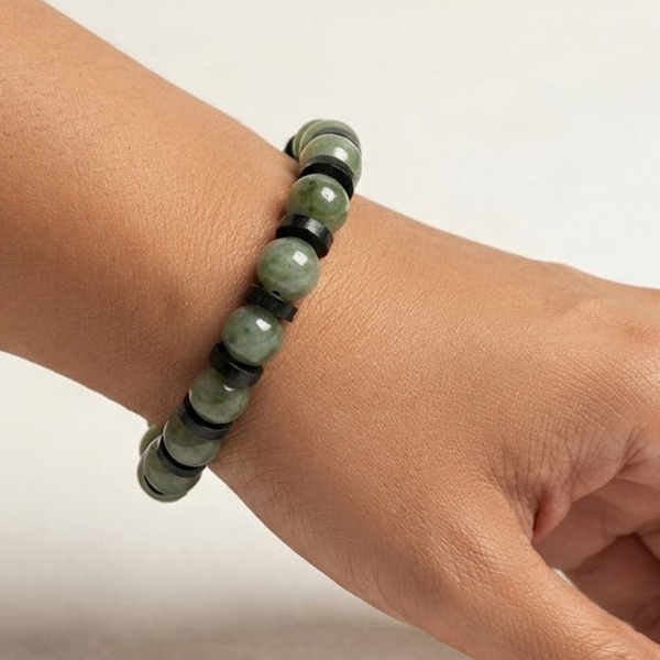 Natural Multi Color Jade Gemstones 176.89 Ct. Beads Mixed Shape Flexibility Bracelet