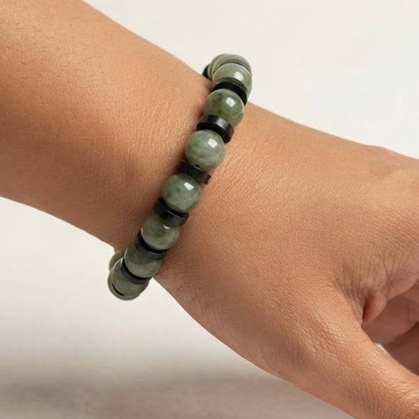 Natural Multi Color Jade Gemstones 176.23 Ct. Beads Mixed Shape Flexibility Bracelet