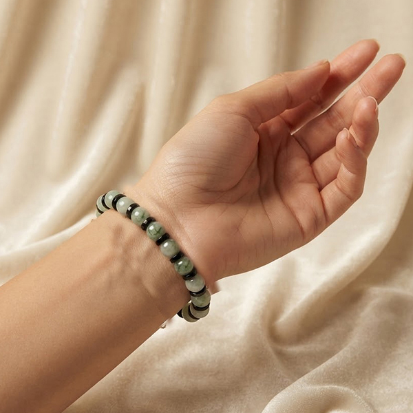 Natural Multi Color Jade Gemstones 172.85 Ct. Beads Flexibility Bracelet Mixed Shape