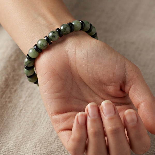 Natural Multi Color Jade Gemstones 170.17 Ct. Beads Flexibility Bracelet Mixed Shape