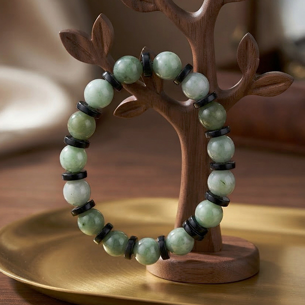 Natural Multi Color Jade Gemstones 172.88 Ct. Beads Flexibility Bracelet Mixed Shape